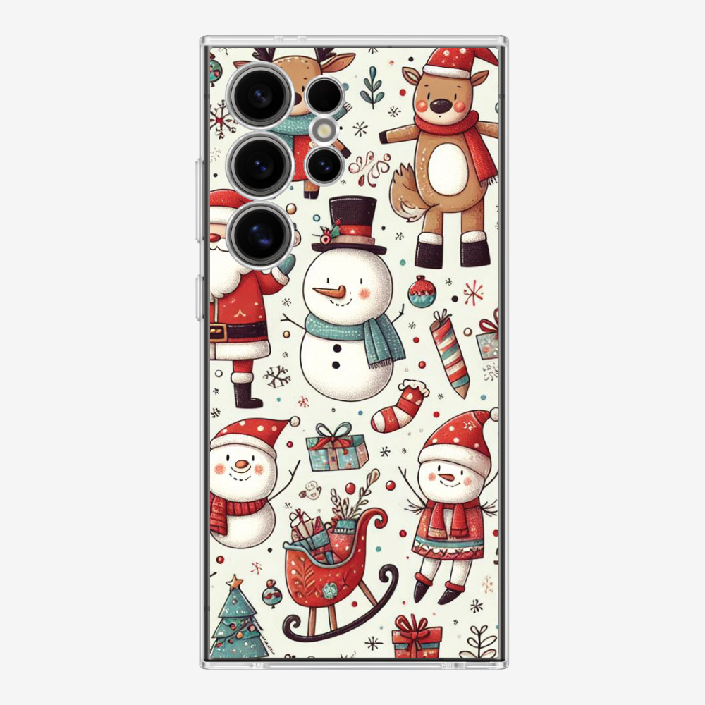 XMAS SnowMen Pattern Phone Case