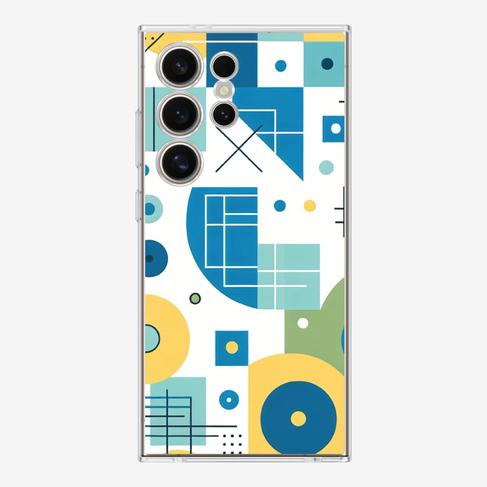 Abstract Blue Pattern Phone Case