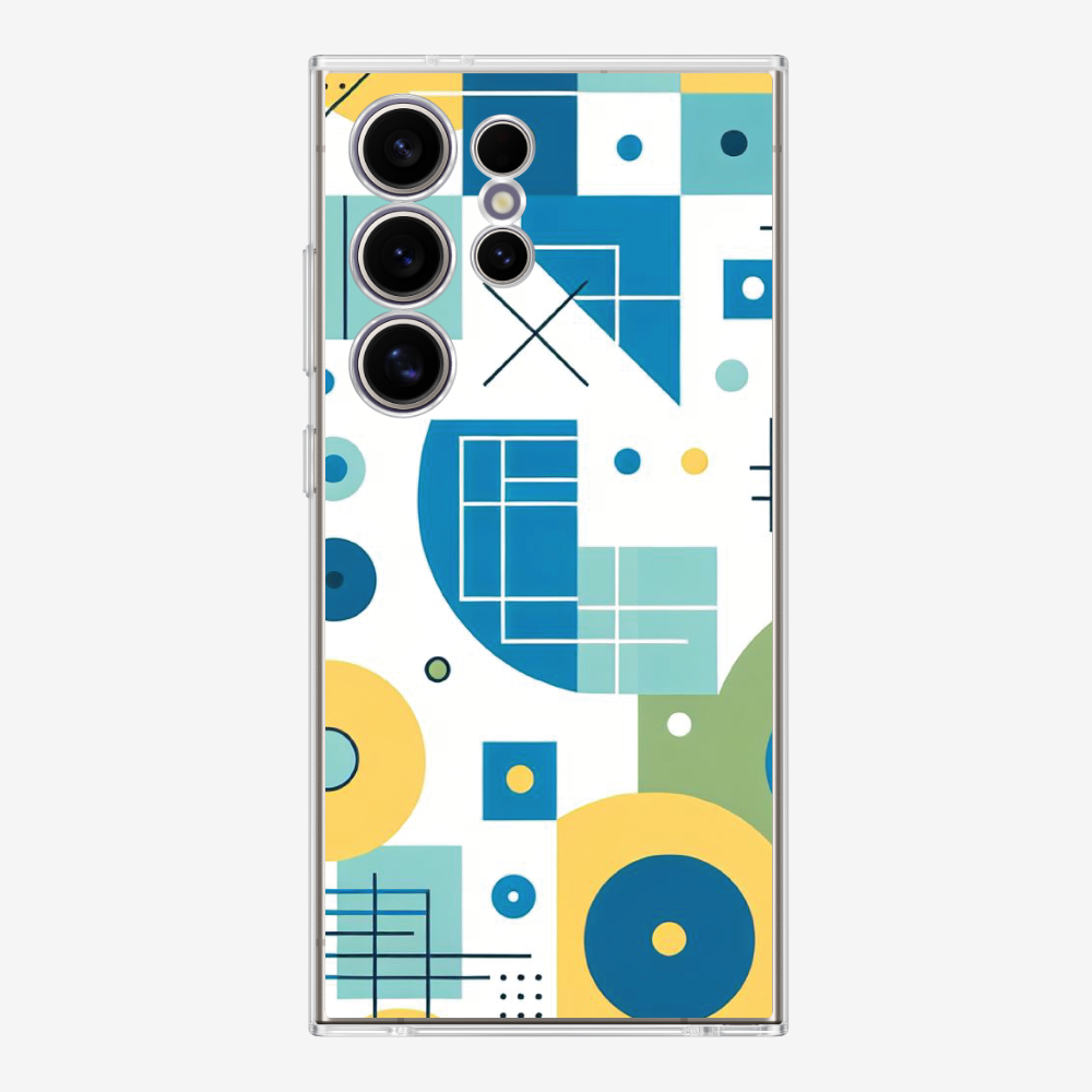 Abstract Blue Pattern Phone Case