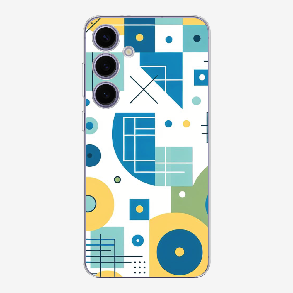 Abstract Blue Pattern Phone Case