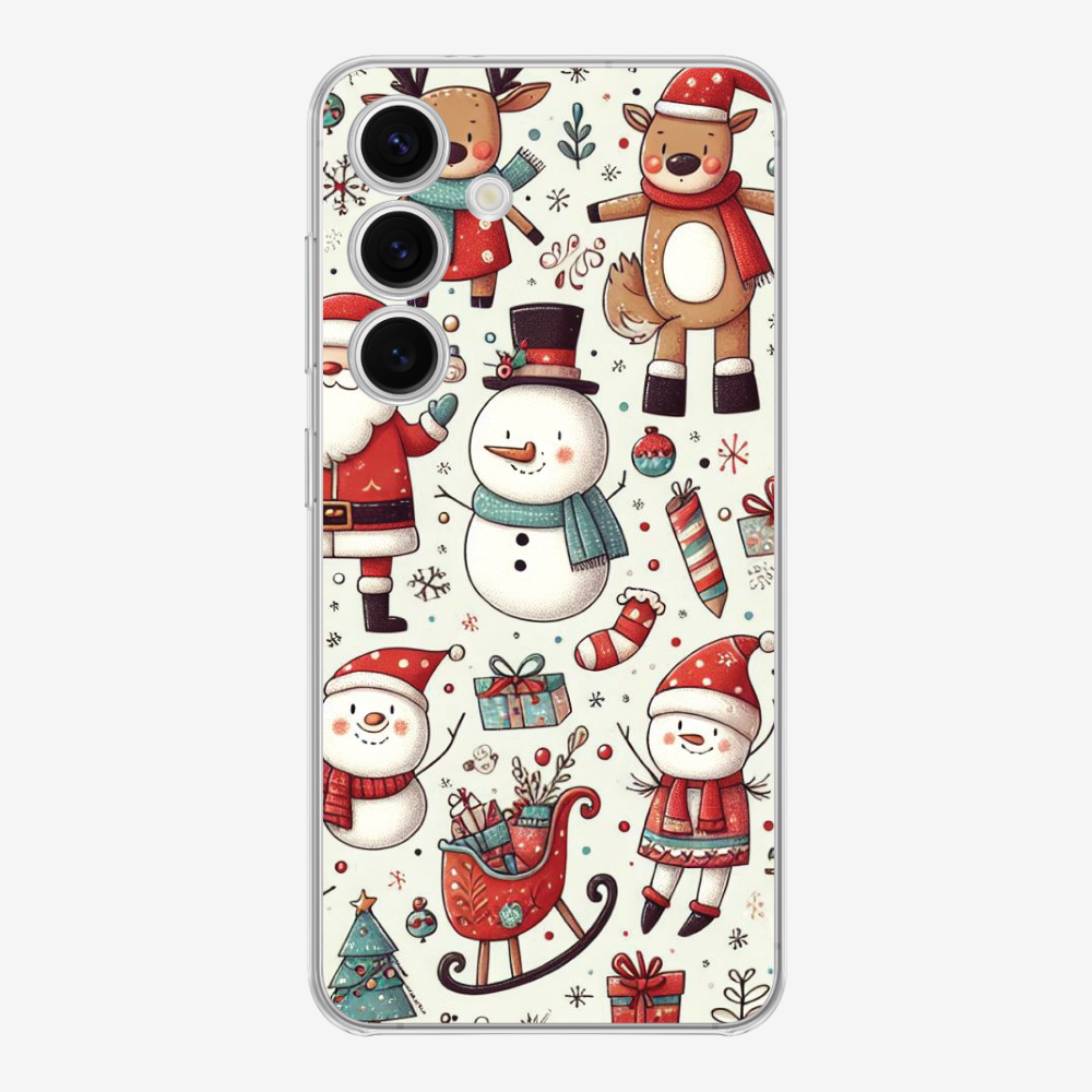 XMAS SnowMen Pattern Phone Case