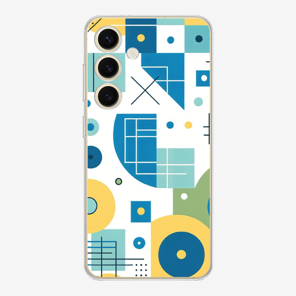 Abstract Blue Pattern Phone Case