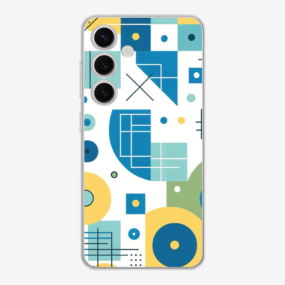 Abstract Blue Pattern Phone Case