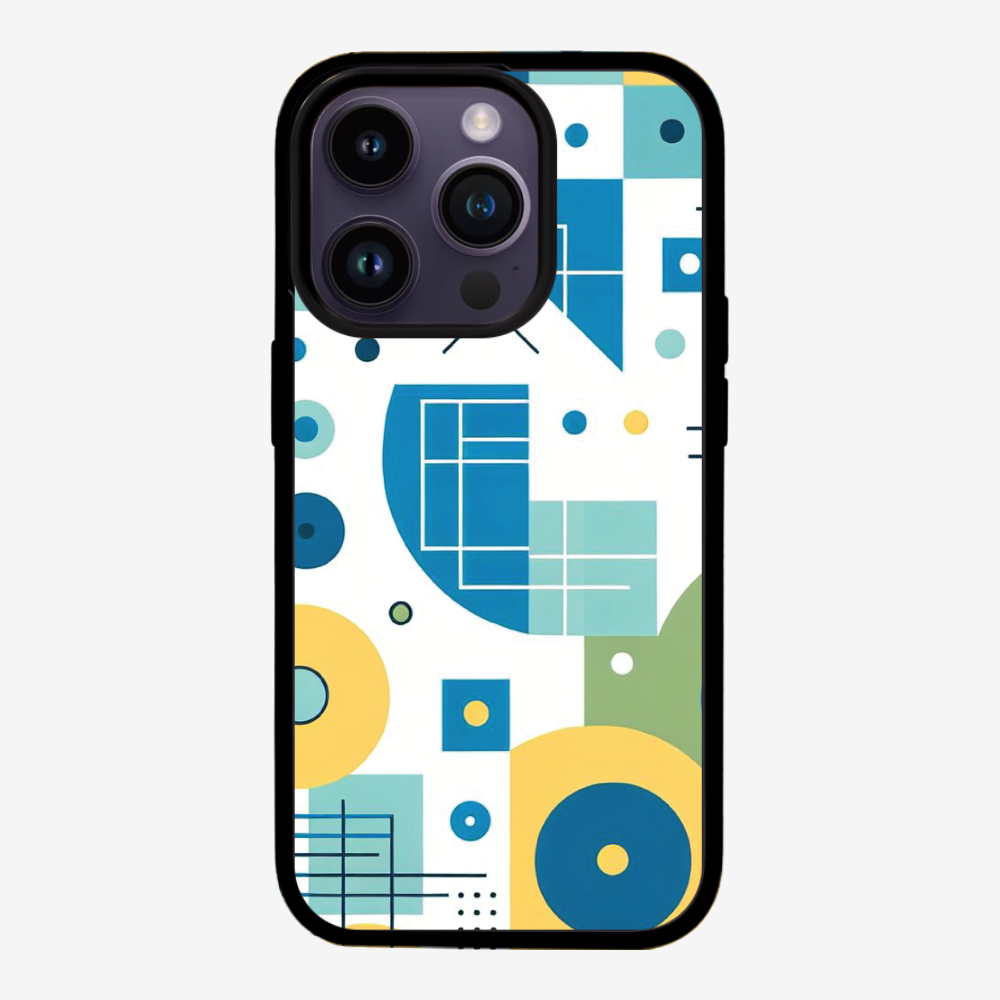 Abstract Blue Pattern Phone Case