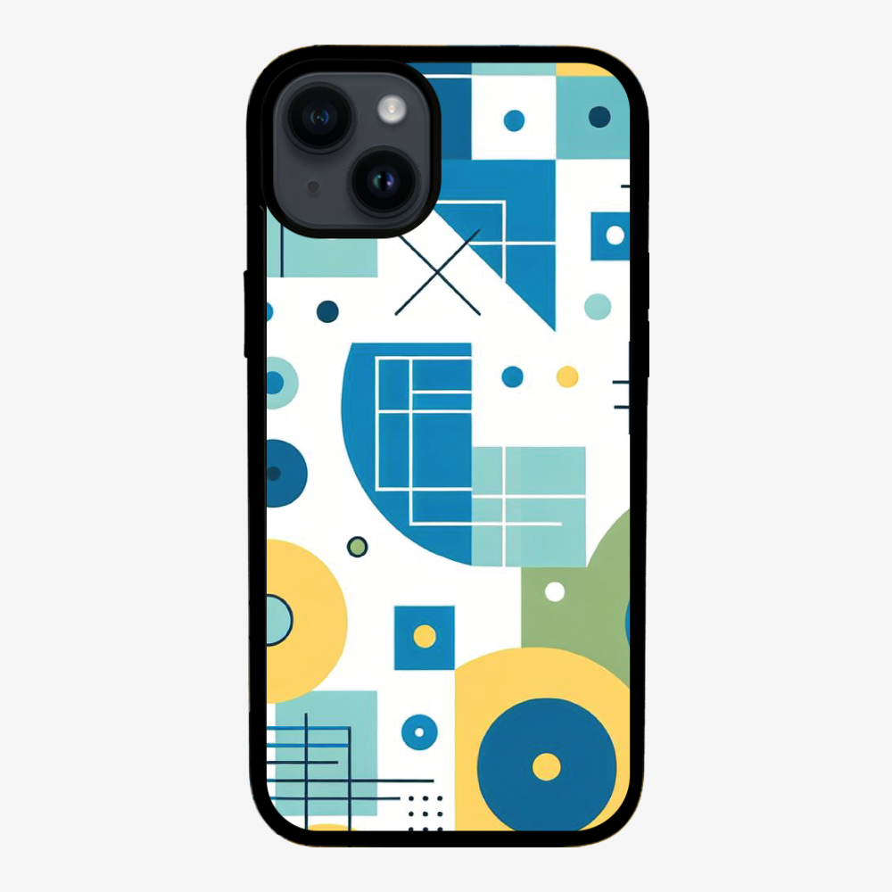 Abstract Blue Pattern Phone Case