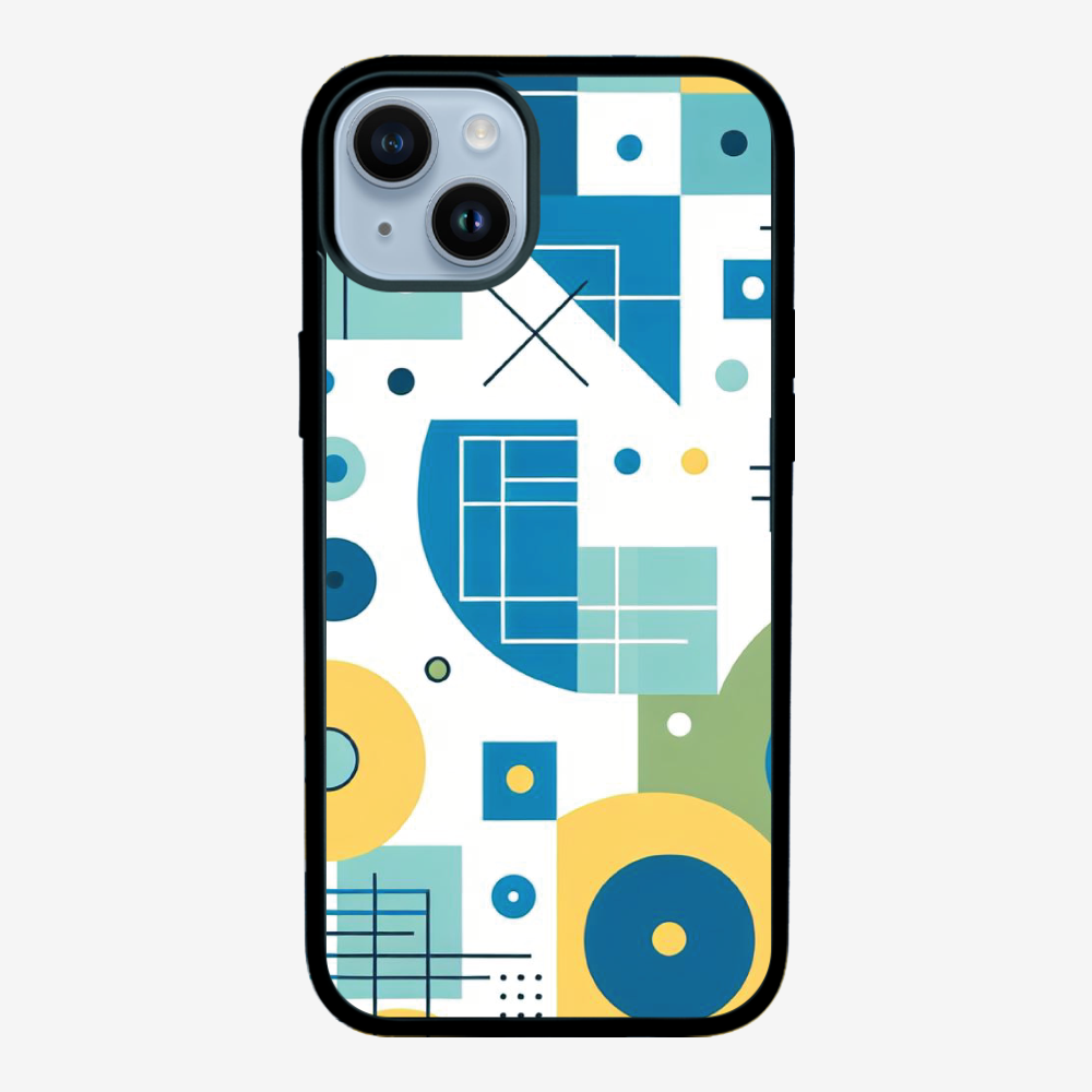 Abstract Blue Pattern Phone Case