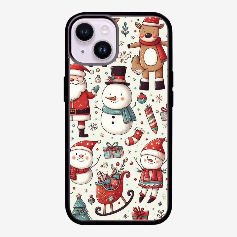 XMAS SnowMen Pattern Phone Case