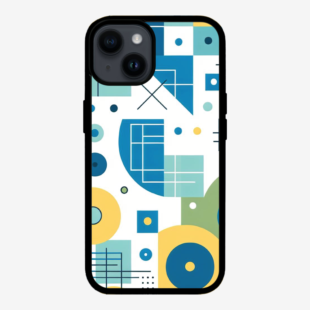 Abstract Blue Pattern Phone Case