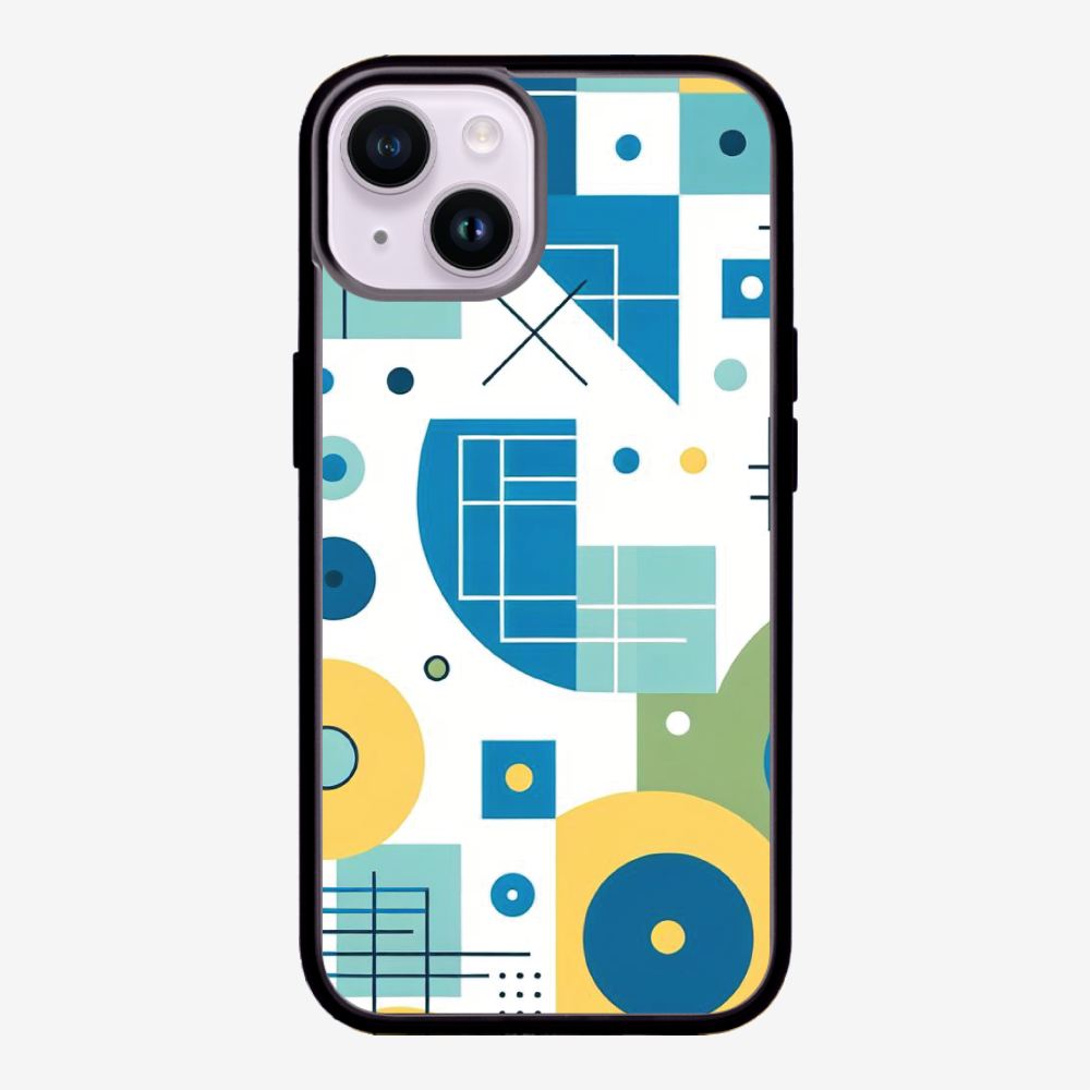 Abstract Blue Pattern Phone Case