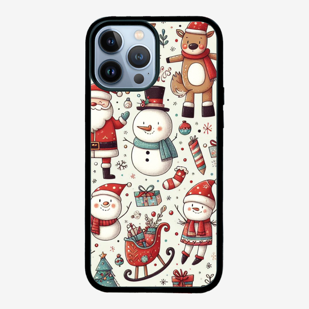 XMAS SnowMen Pattern Phone Case