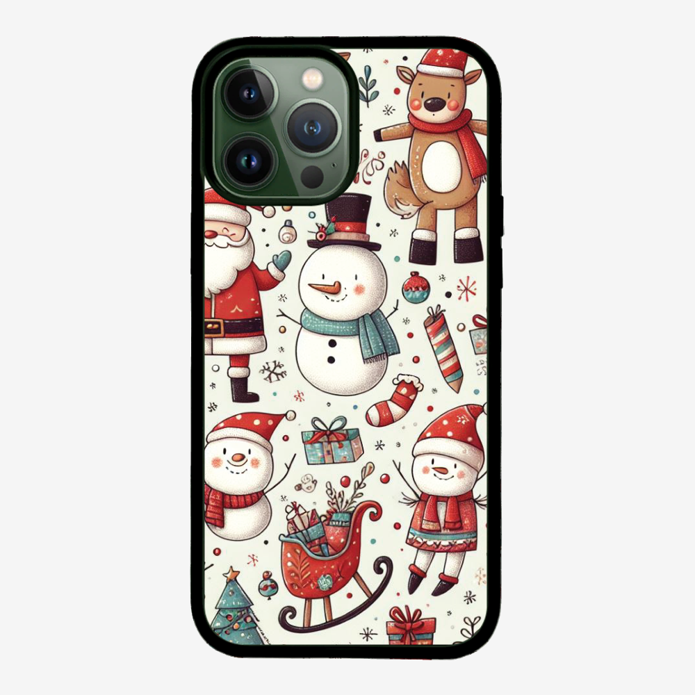 XMAS SnowMen Pattern Phone Case