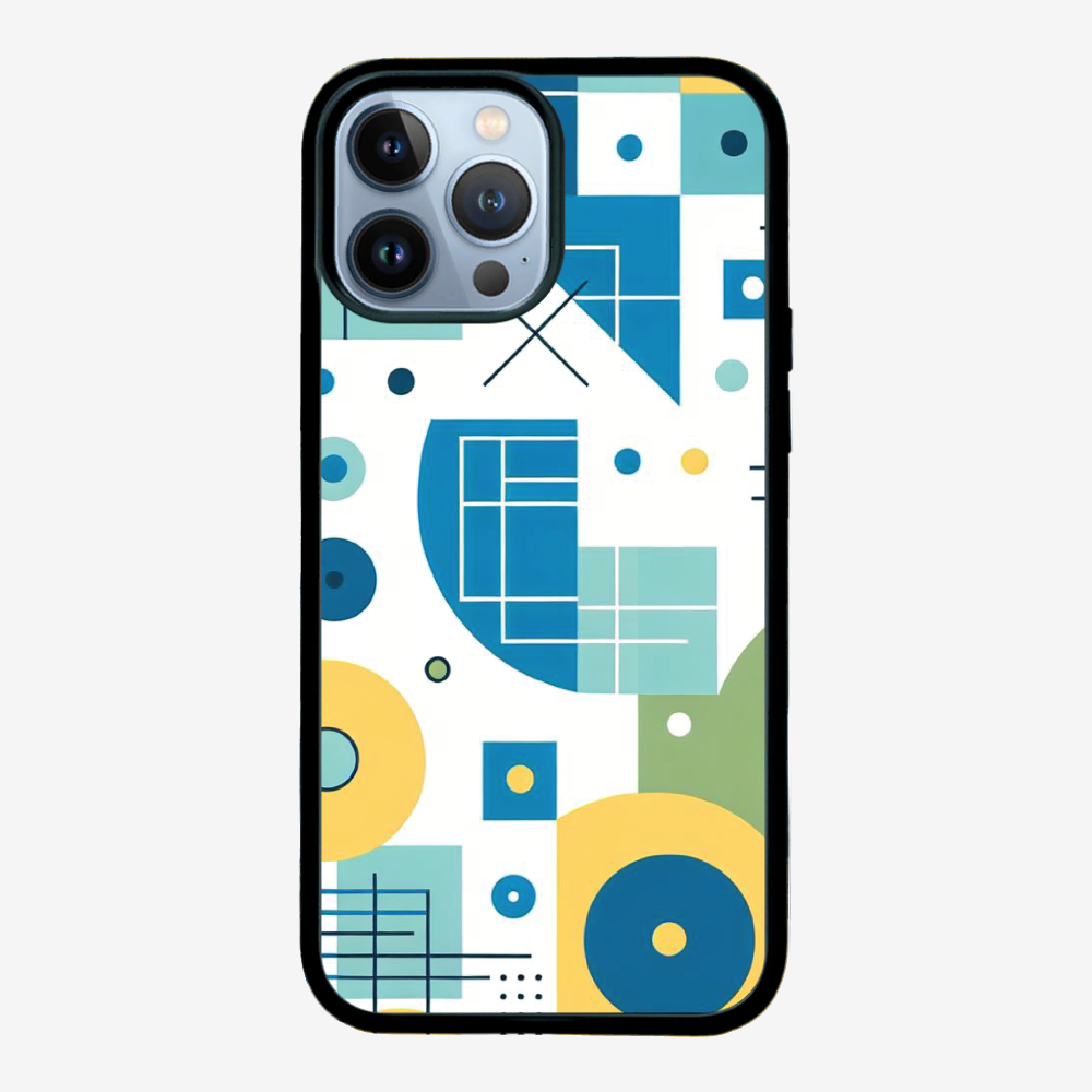 Abstract Blue Pattern Phone Case