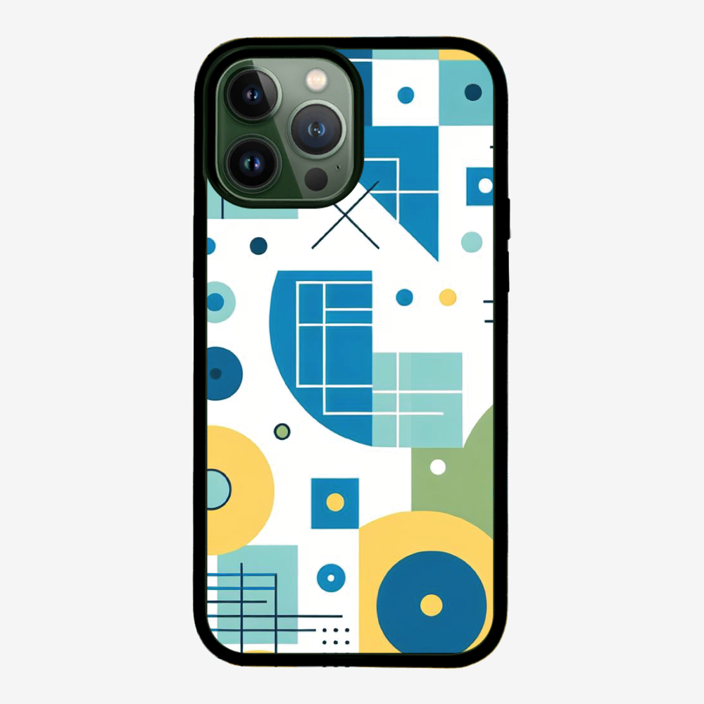 Abstract Blue Pattern Phone Case