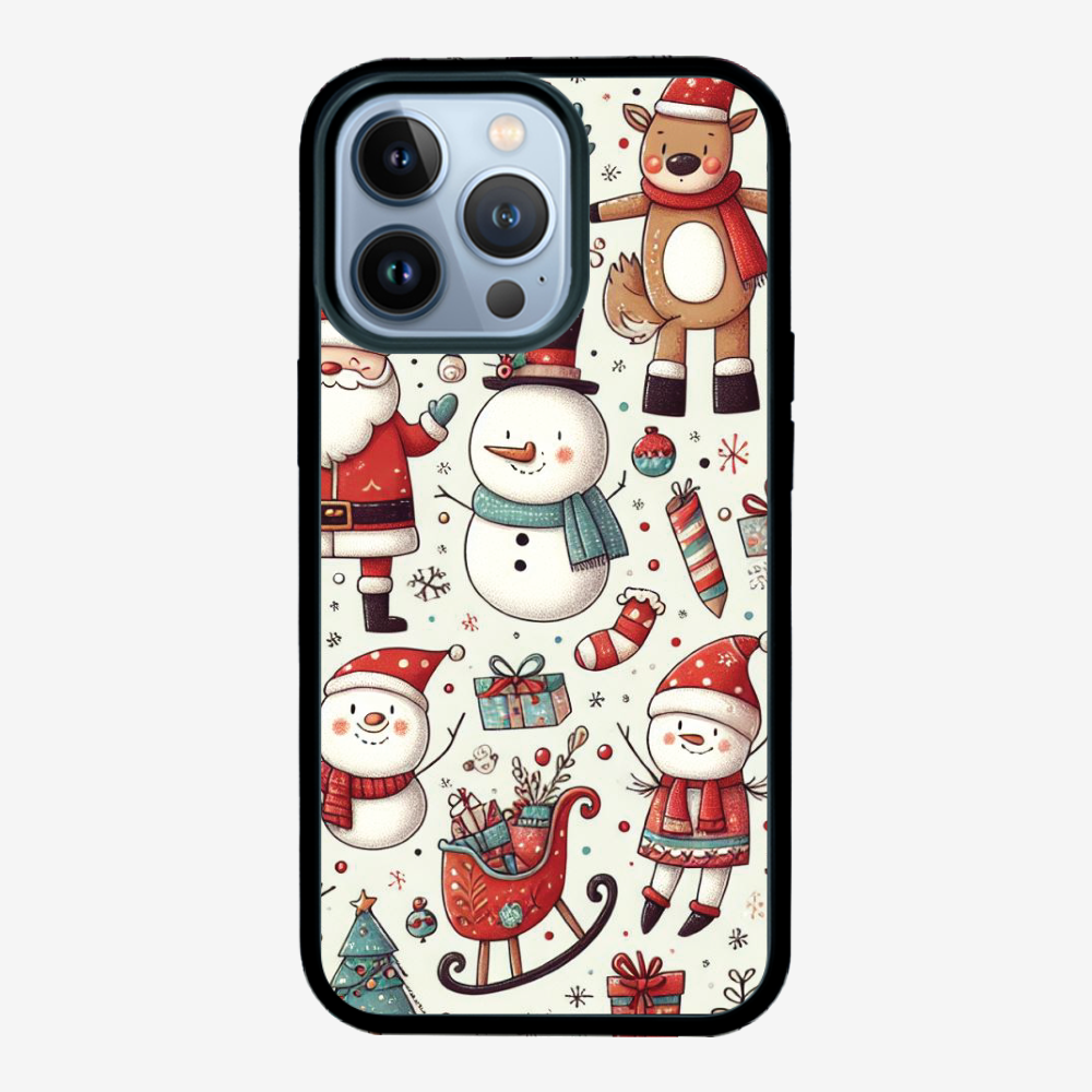 XMAS SnowMen Pattern Phone Case