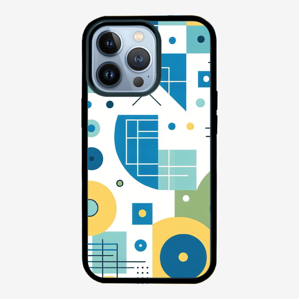 Abstract Blue Pattern Phone Case