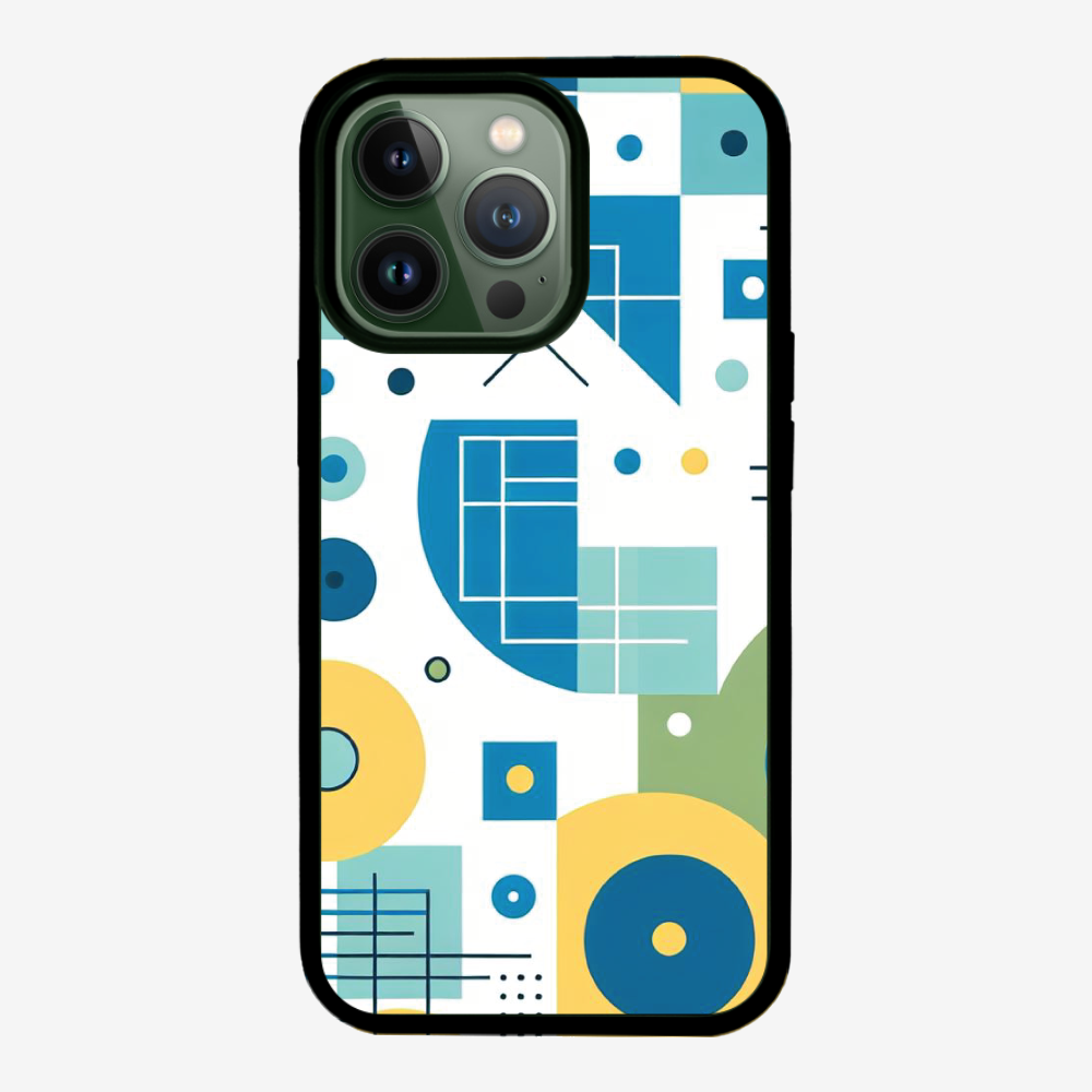 Abstract Blue Pattern Phone Case