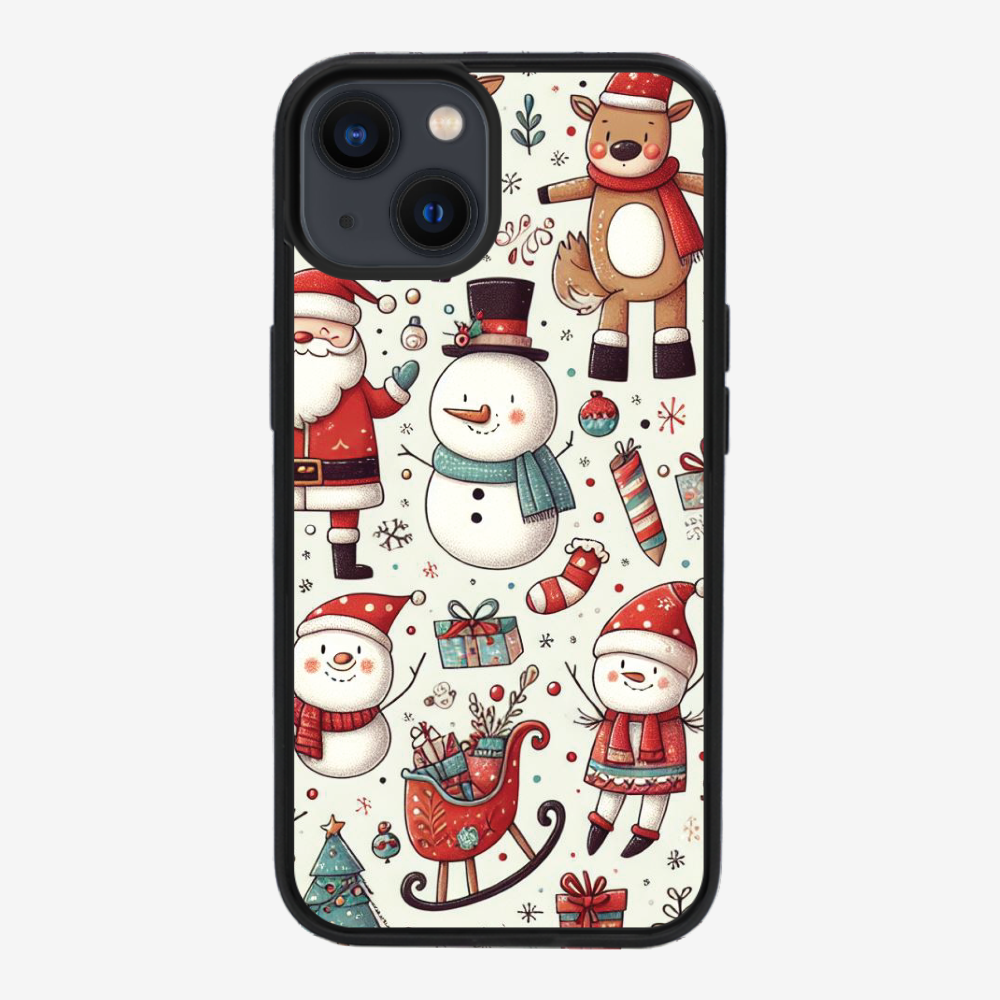 XMAS SnowMen Pattern Phone Case