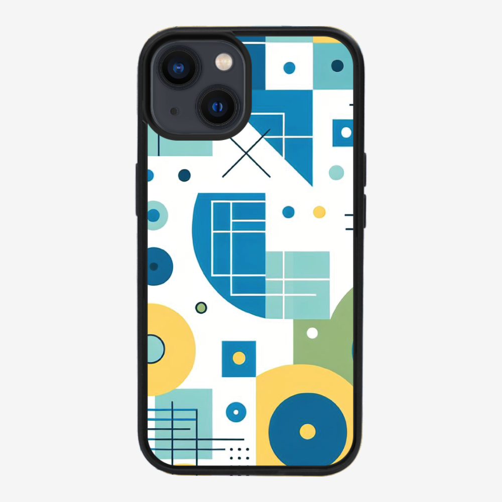 Abstract Blue Pattern Phone Case