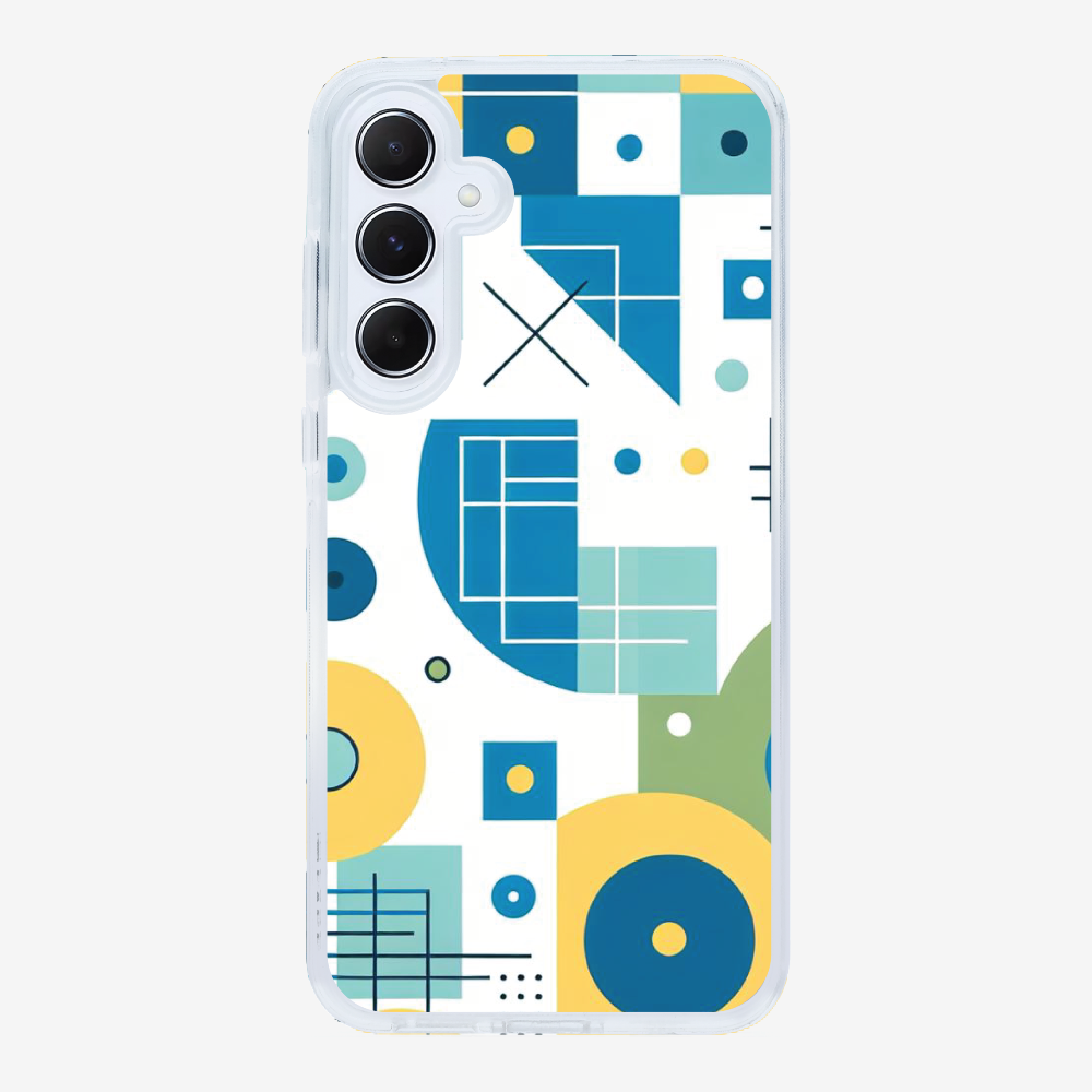 Abstract Blue Pattern Phone Case