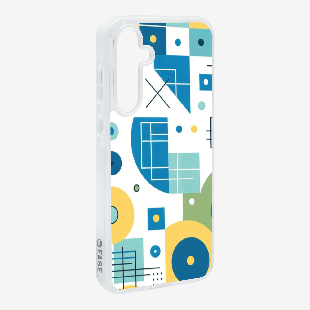 Abstract Blue Pattern Phone Case