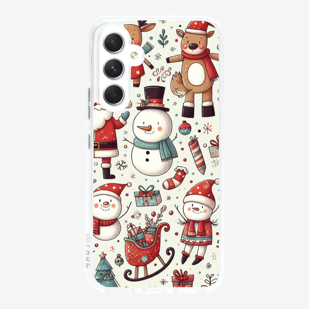 XMAS SnowMen Pattern Phone Case