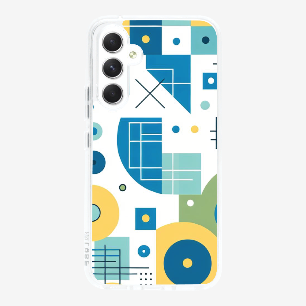 Abstract Blue Pattern Phone Case