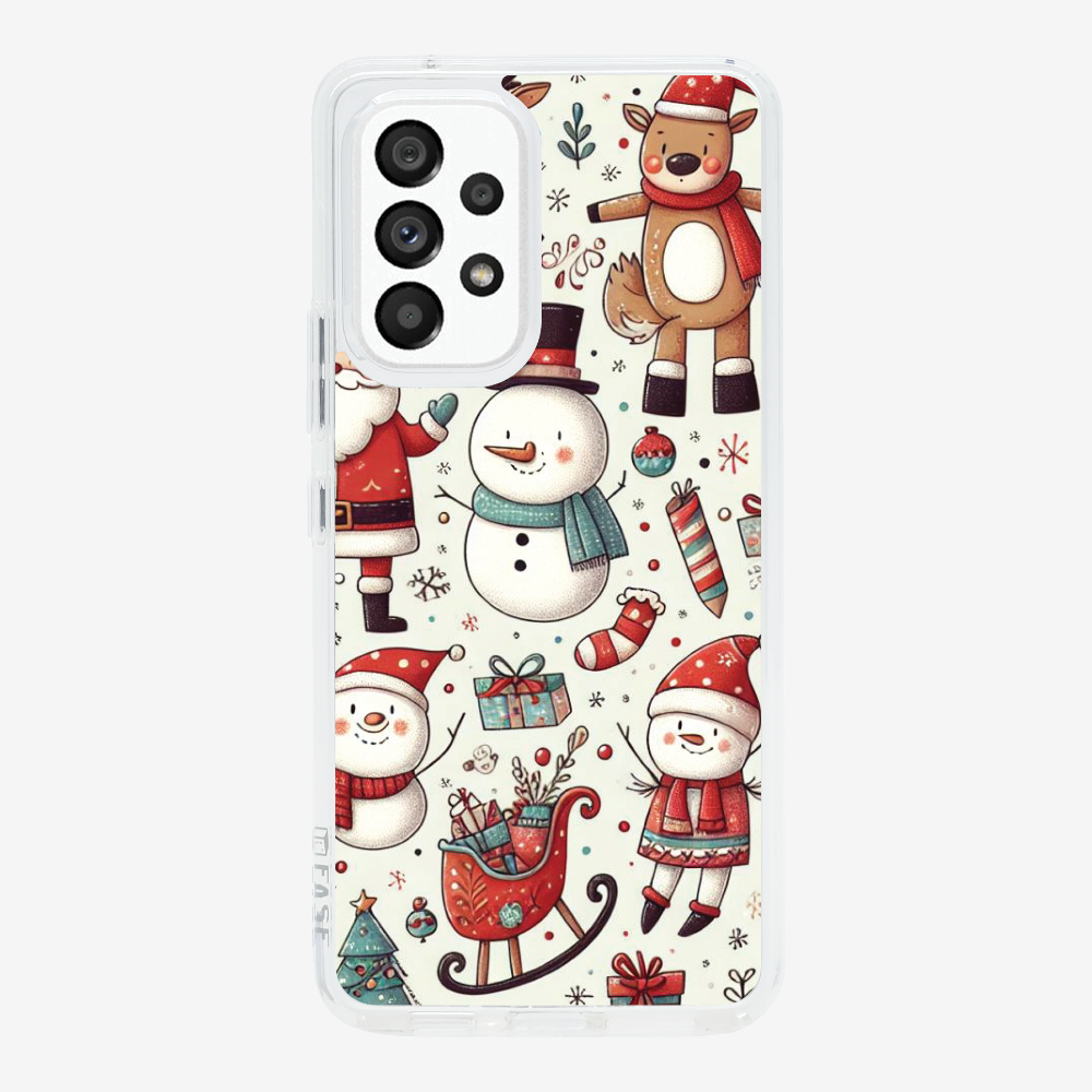 XMAS SnowMen Pattern Phone Case