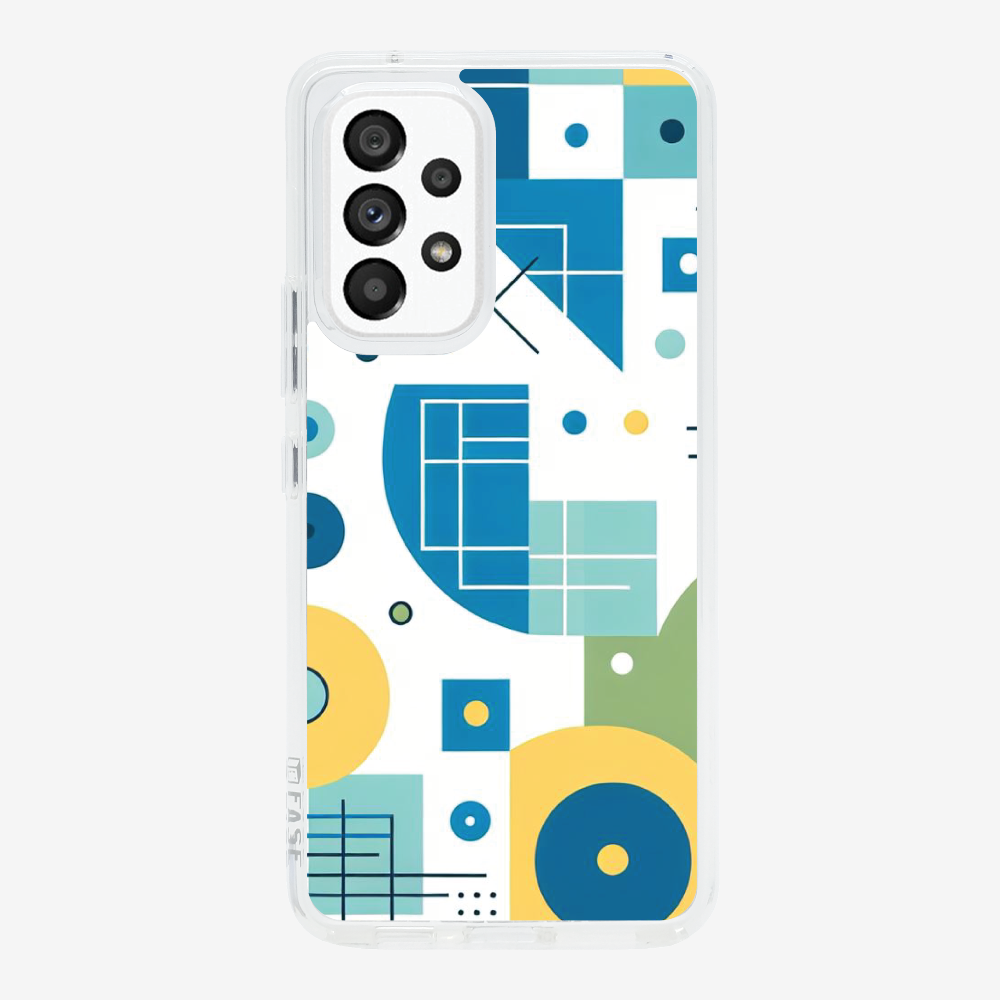 Abstract Blue Pattern Phone Case