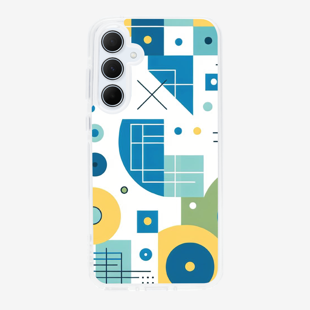 Abstract Blue Pattern Phone Case