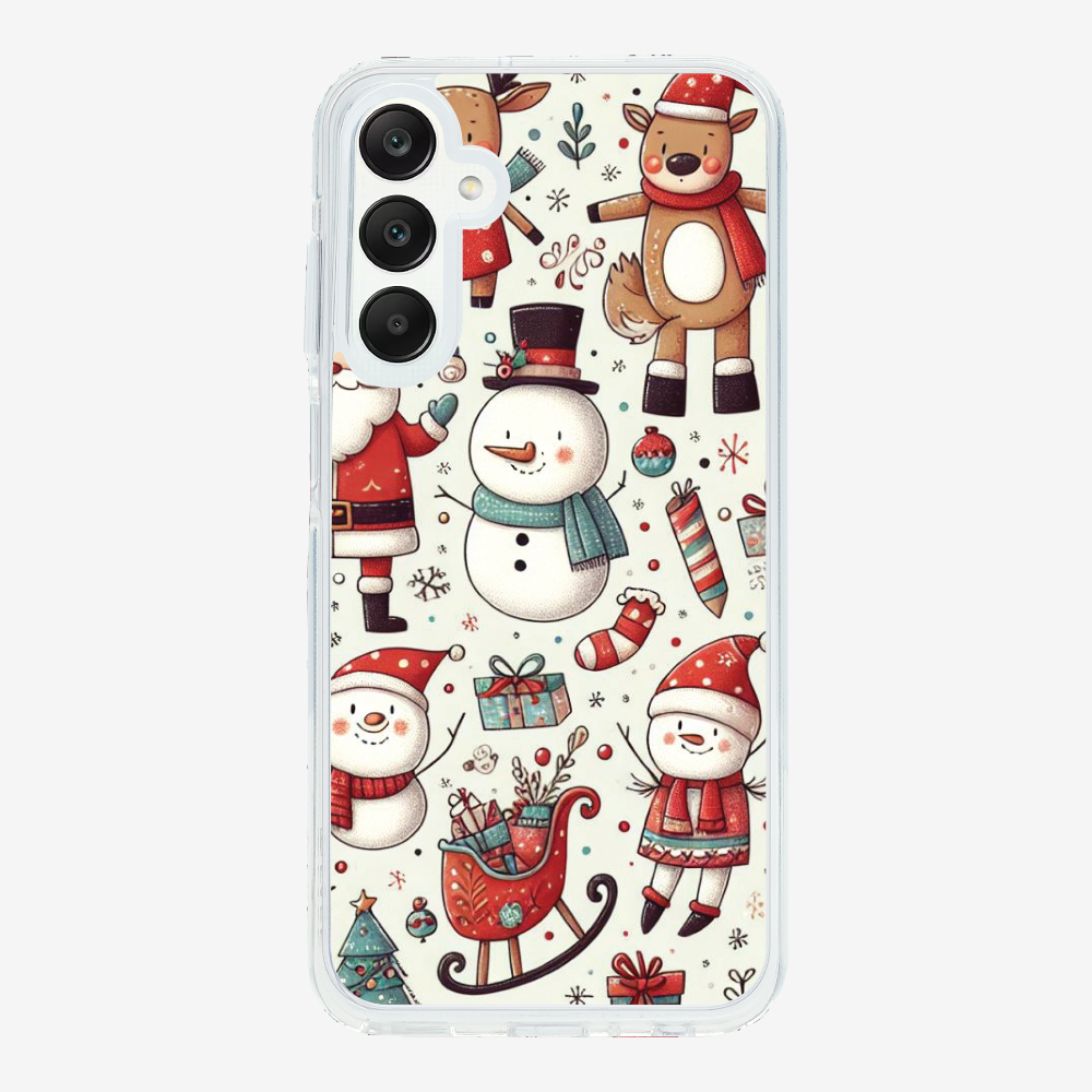 XMAS SnowMen Pattern Phone Case