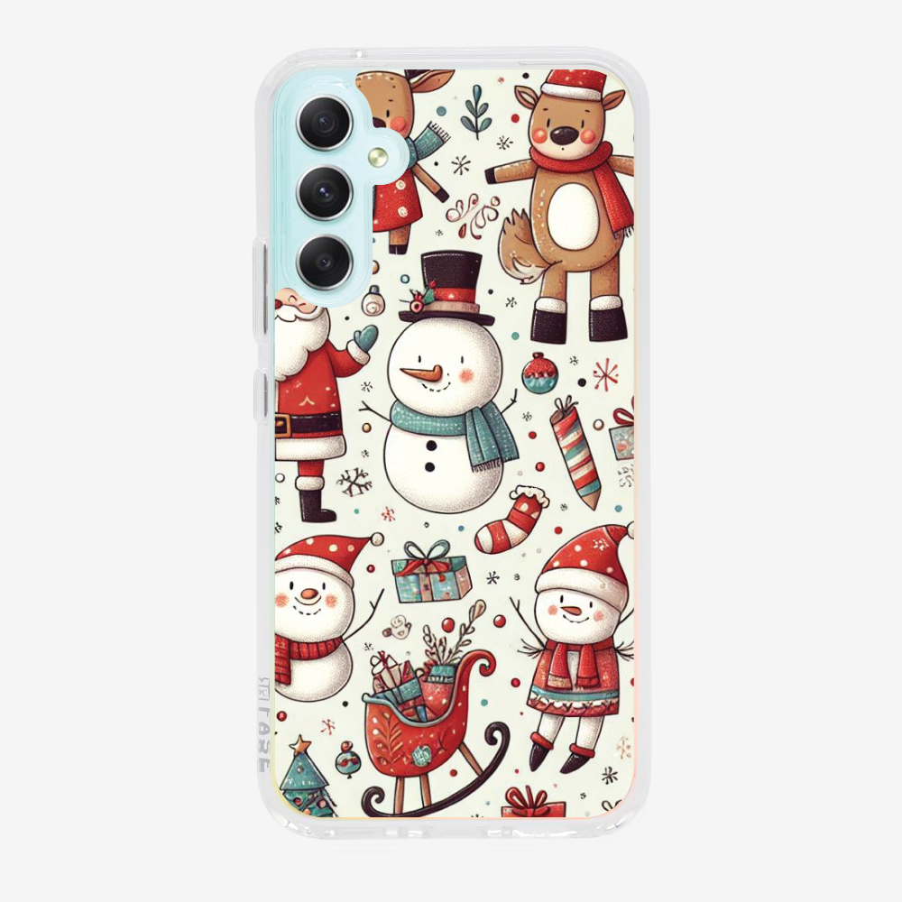 XMAS SnowMen Pattern Phone Case