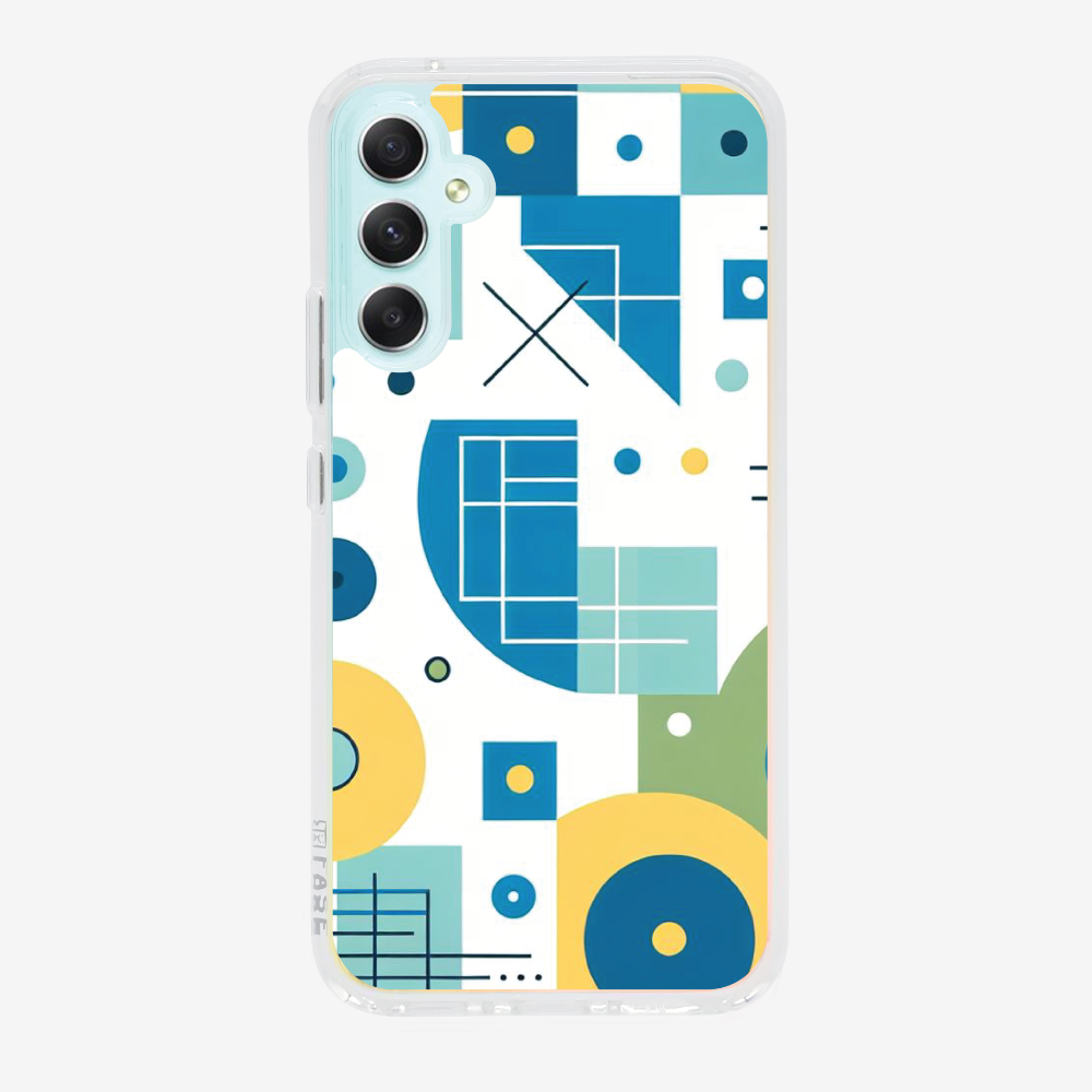 Abstract Blue Pattern Phone Case