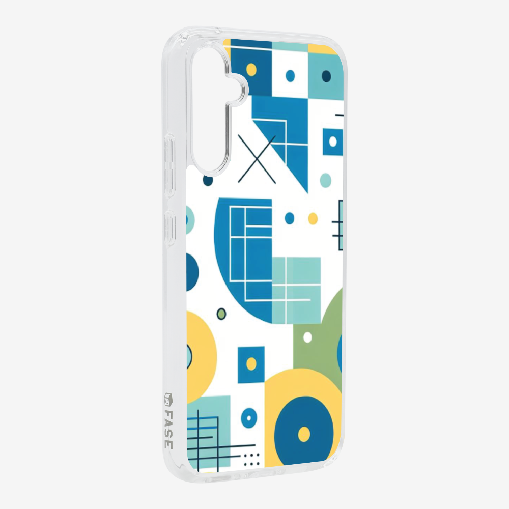 Abstract Blue Pattern Phone Case