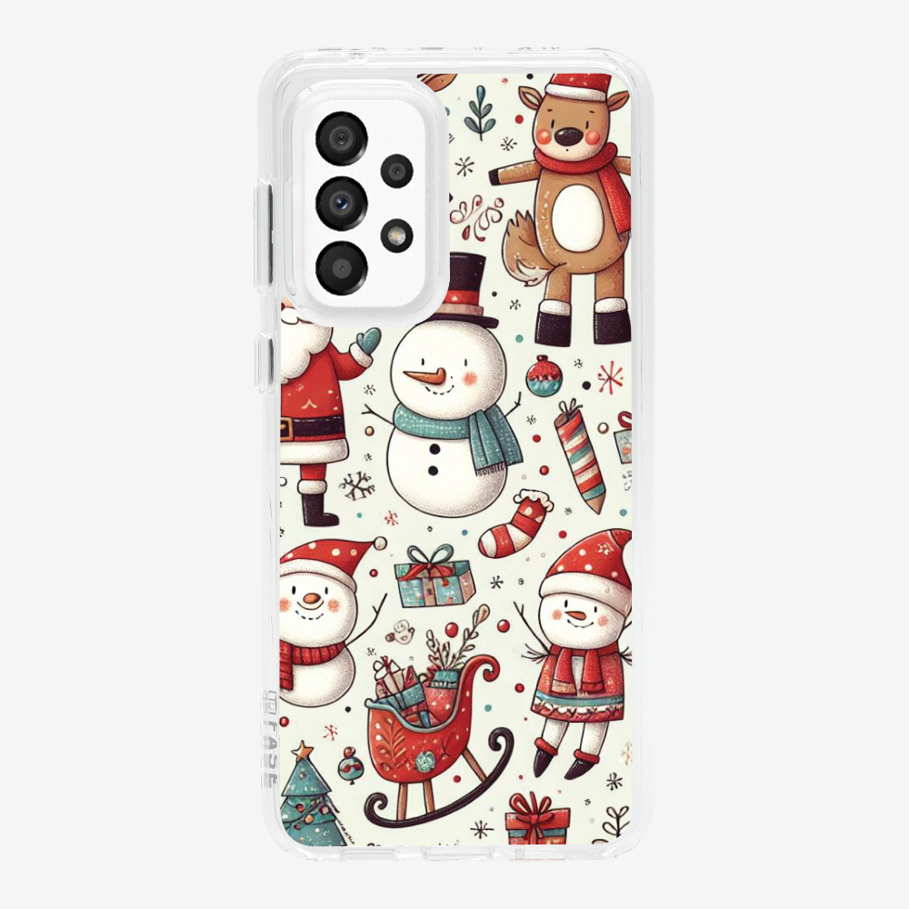 XMAS SnowMen Pattern Phone Case