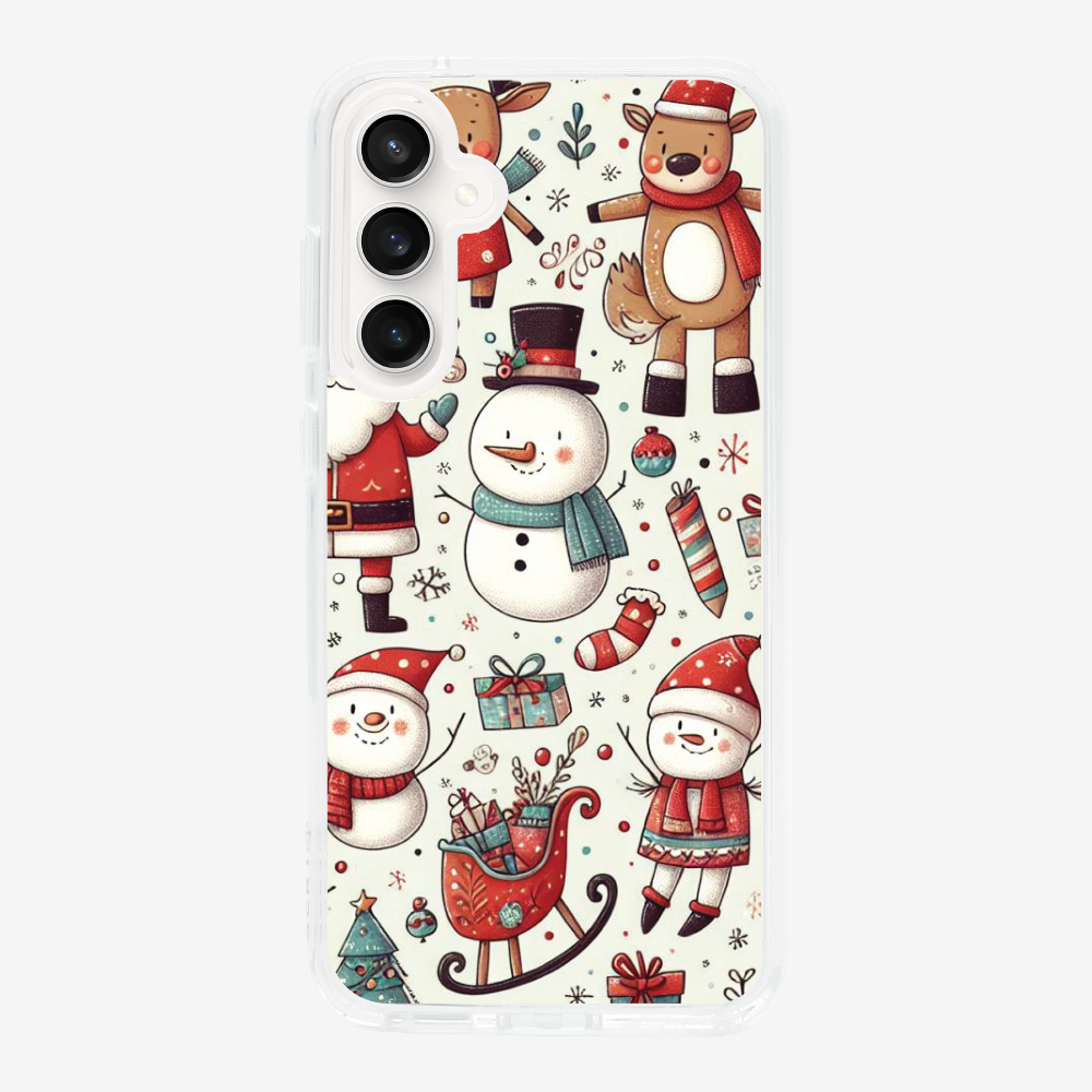 XMAS SnowMen Pattern Phone Case