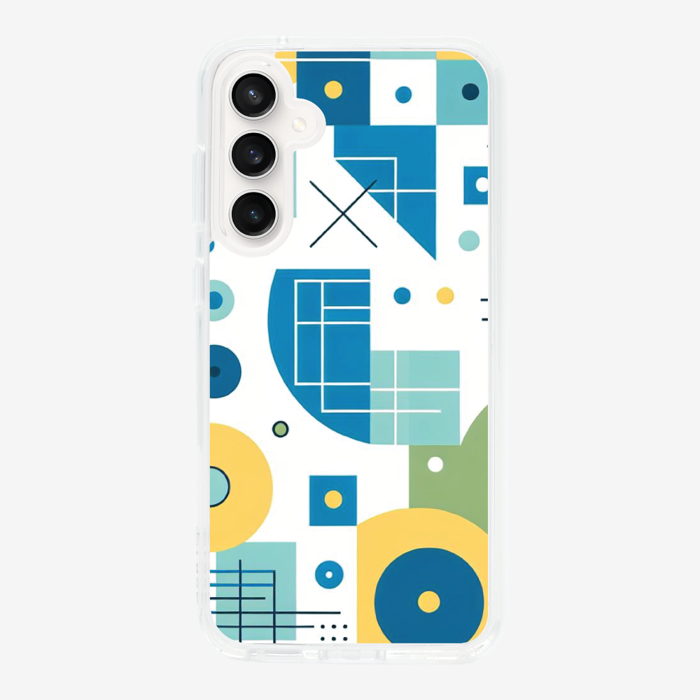 Abstract Blue Pattern Phone Case