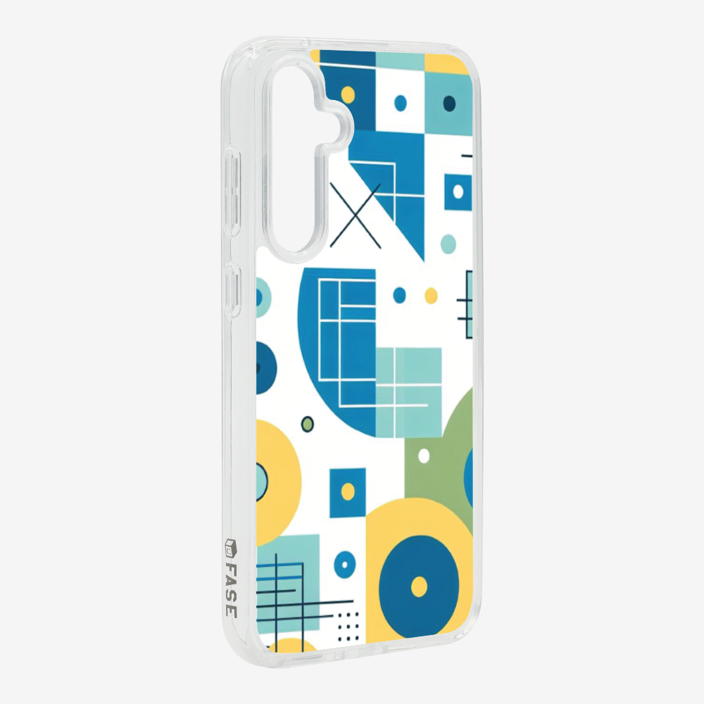 Abstract Blue Pattern Phone Case