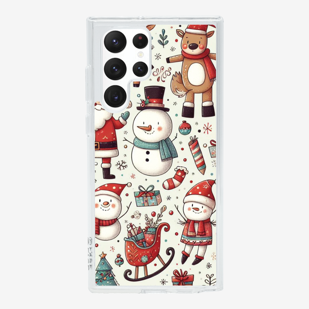 XMAS SnowMen Pattern Phone Case