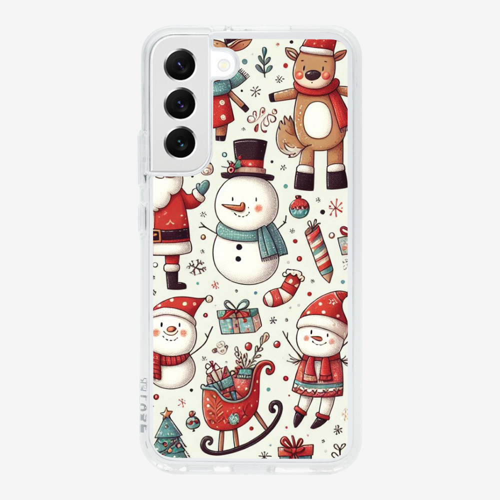 XMAS SnowMen Pattern Phone Case