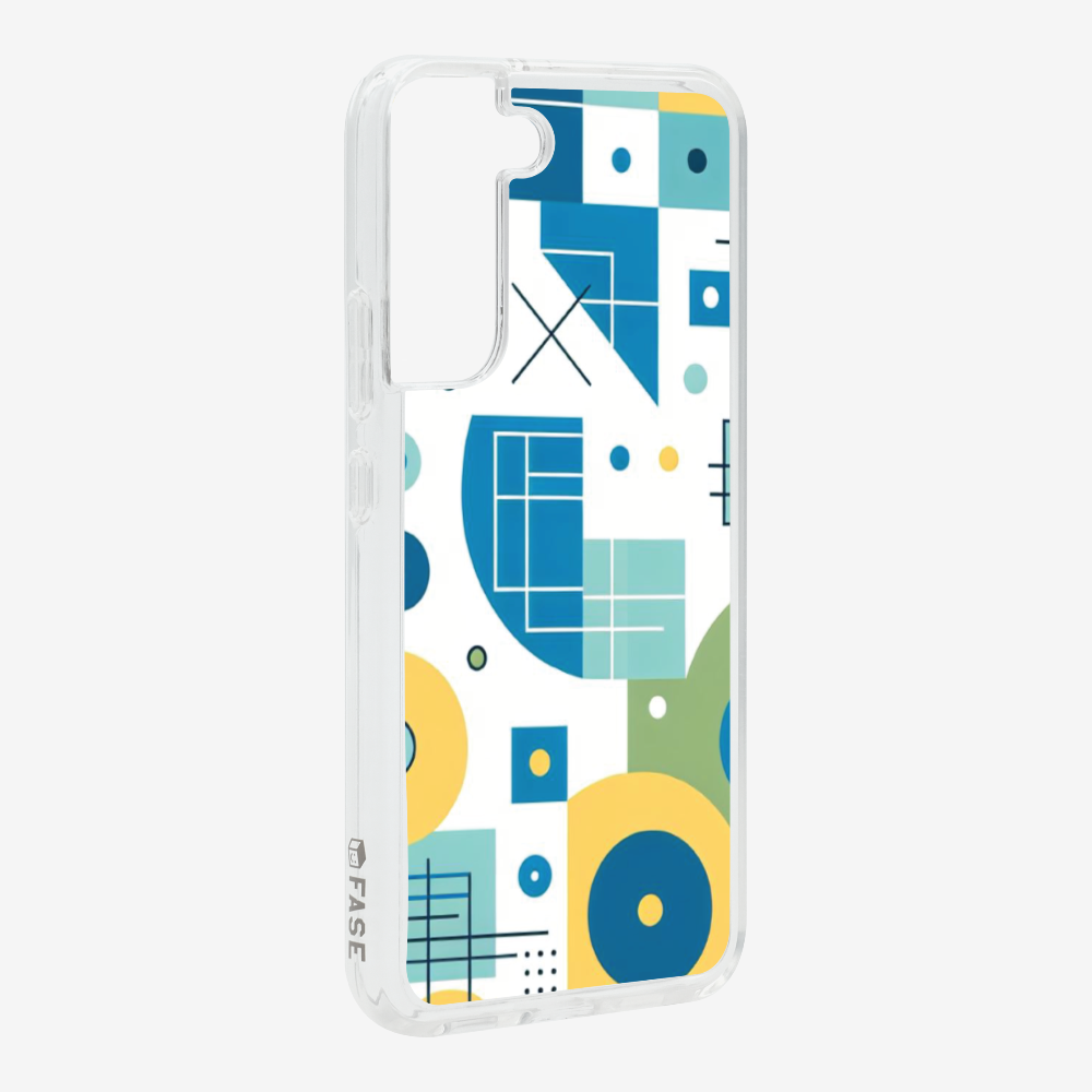 Abstract Blue Pattern Phone Case