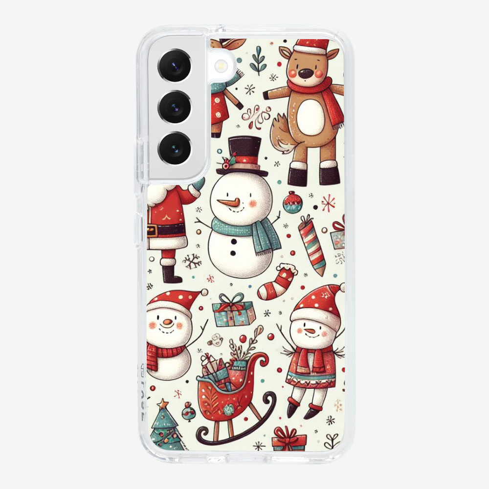 XMAS SnowMen Pattern Phone Case