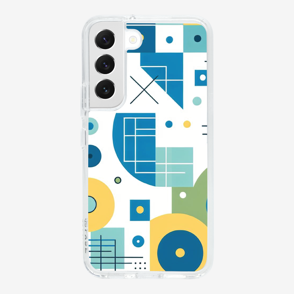 Abstract Blue Pattern Phone Case