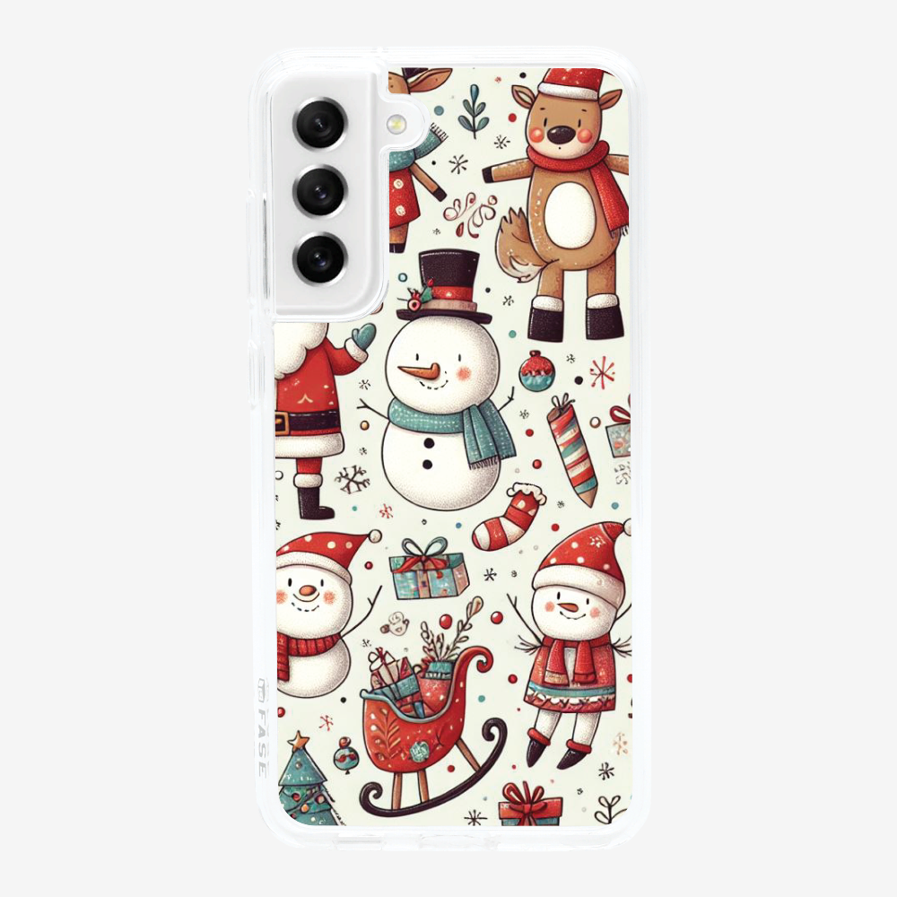 XMAS SnowMen Pattern Phone Case