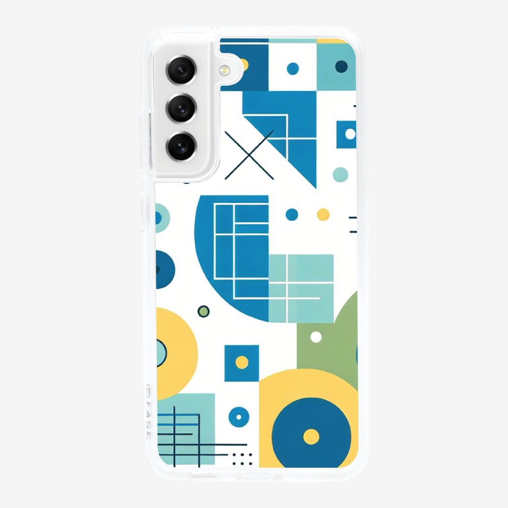 Abstract Blue Pattern Phone Case