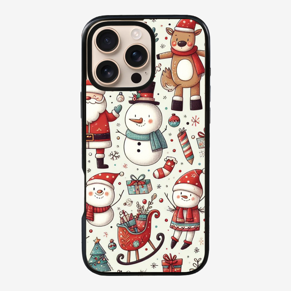 XMAS SnowMen Pattern Phone Case