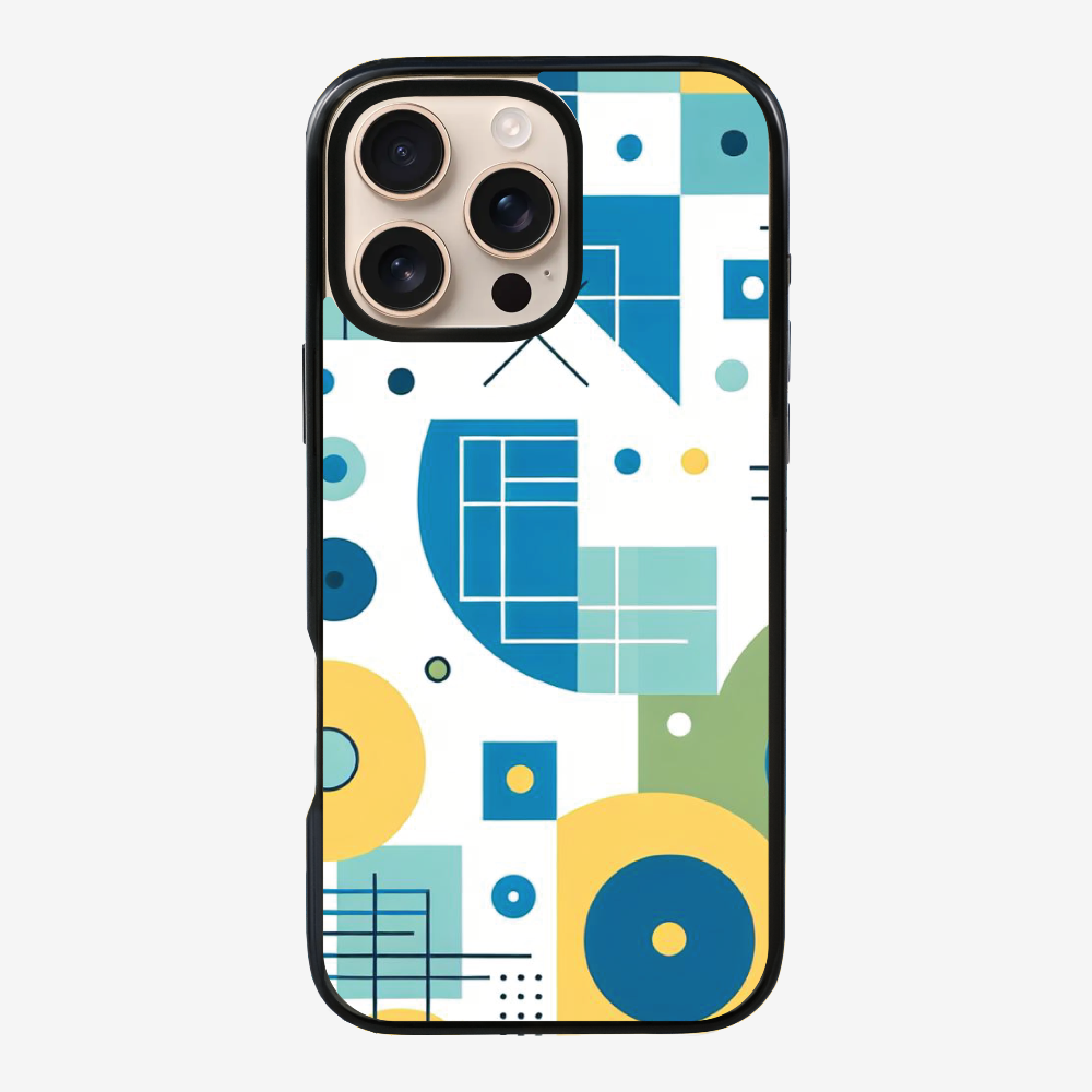 Abstract Blue Pattern Phone Case