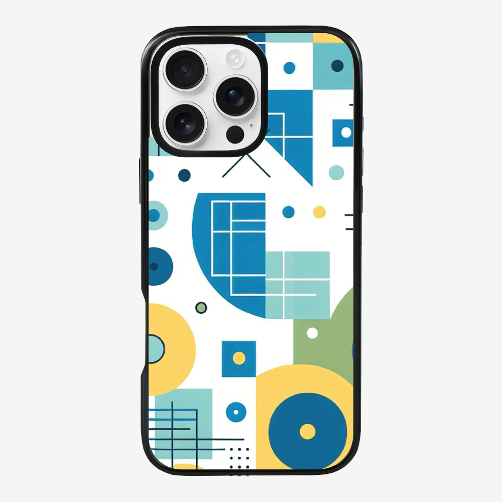 Abstract Blue Pattern Phone Case