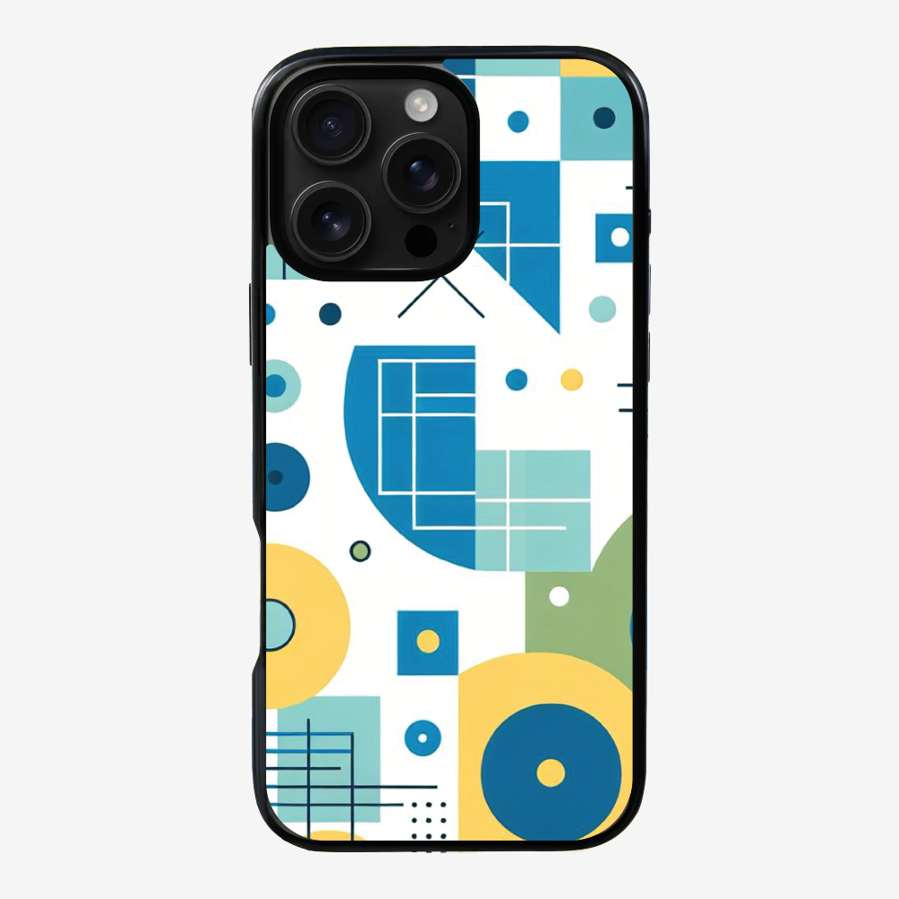 Abstract Blue Pattern Phone Case