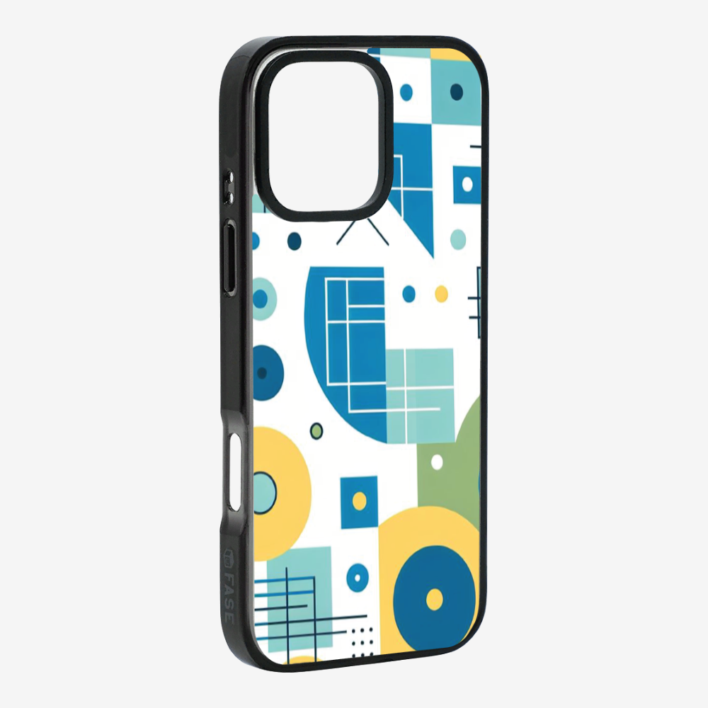 Abstract Blue Pattern Phone Case