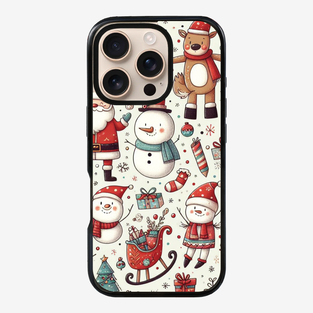 XMAS SnowMen Pattern Phone Case